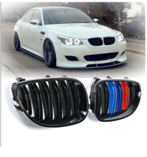 Бъбреци с двойни ребра черен лак с M декорация за BMW серия 5 E60, E61 2004-2009