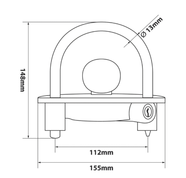 Заключващо устройство за ремарке, каравана