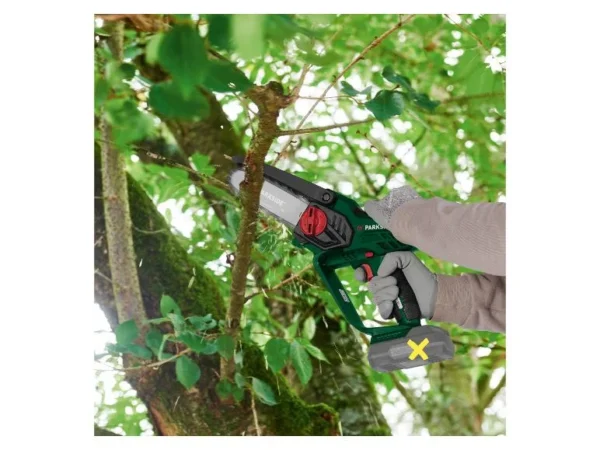 PARKSIDE Акумулаторен верижен трион 20V,  Парксайд резачка за клони 20V
