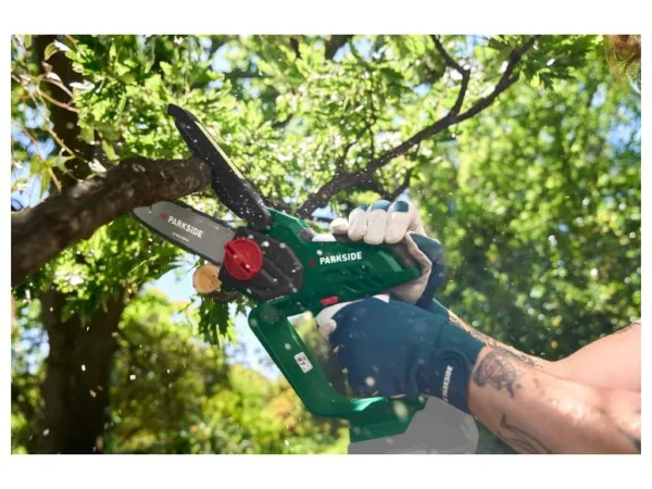 PARKSIDE Акумулаторен верижен трион 20V,  Парксайд резачка за клони 20V