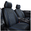 gg Тапицерия за МПС 1158 - 5 части Черно/Синьо