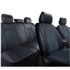 gg2 Тапицерия за МПС 1158 - 5 части Черно/Синьо