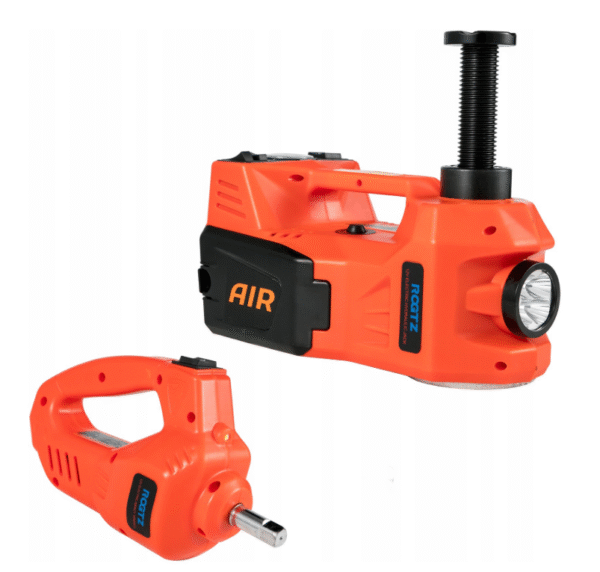 Комплект електрически хидравличен крик 3 в 1, компресор , електрически ударен гайковерт , крик