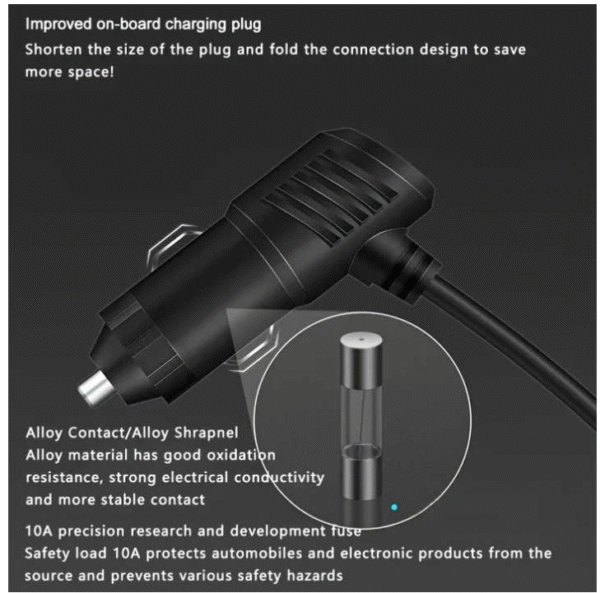 h4 Разклонител за запалка 3в1 с 4 Гнезда - 12/24V