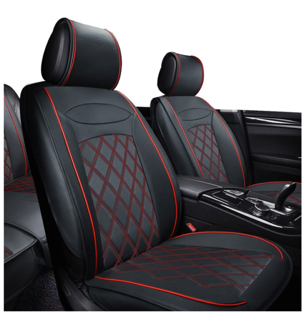 hh Тапицерия за МПС 1158 - 5 части Черно/Червено