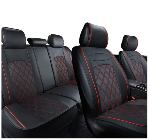 hh2 Тапицерия за МПС 1158 - 5 части Черно/Червено