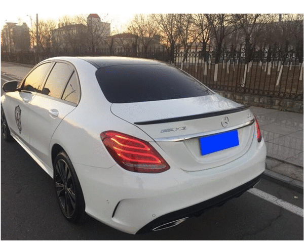 Спойлер тип 63 за багажник съвместим с Mercedes C класа W205 седан 2013-2020, черен