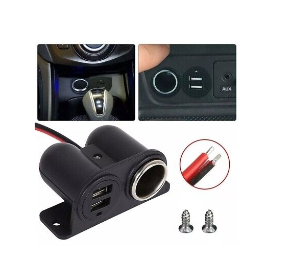 Разклонител за гнездо за запалка гнезда за кола USB