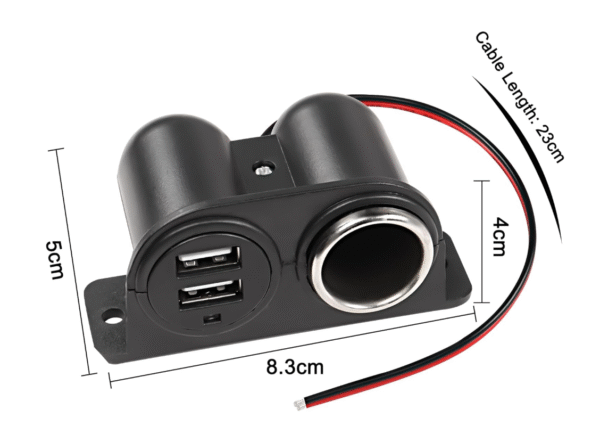 Разклонител за гнездо за запалка гнезда за кола USB