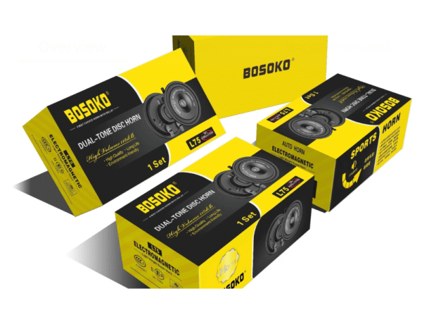 Клаксони за автомобил 12V к-т с висок и нисък тон