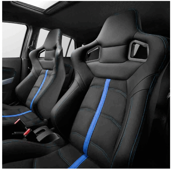 l Спортни седалки 9012 - ЧЕРНО/СИНЬО