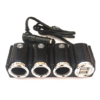 Разклонител за запалка 3-ка + 2 USB 12/24V