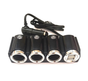 Разклонител за запалка 3-ка + 2 USB 12/24V