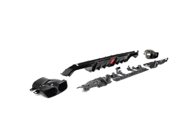 ДИФУЗЬОР С НАКРАЙНИЦИ BRABUS OPTIK ЗА MERCEDES C-CLASS W205 / S205