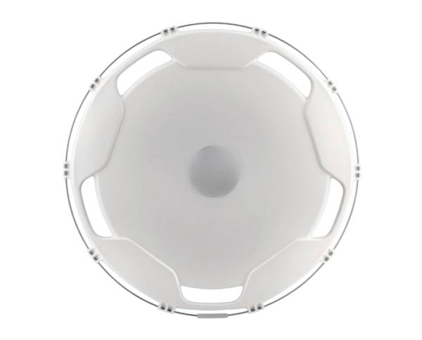 Тас пластмасов заден бял - 22.5