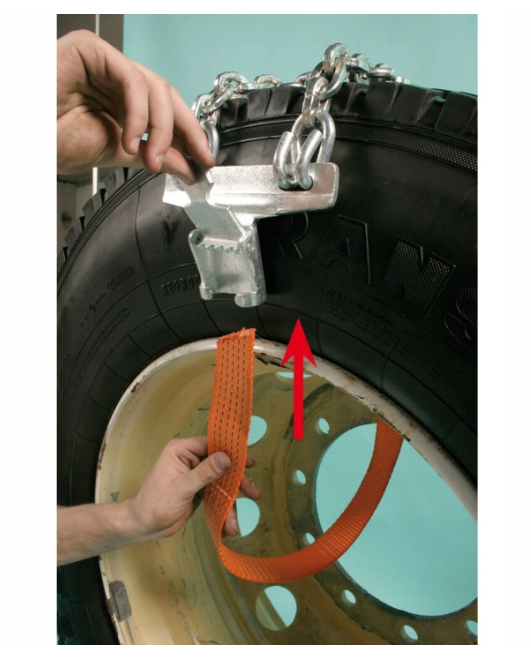 Вериги за камион тип "Прешлени" с колан и тресчотка - 1 брой