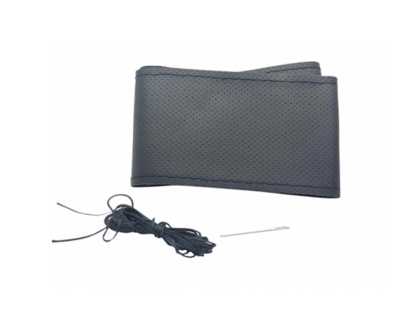 Калъф за волан, шиещ се с игла и конец, кожа - 45 см