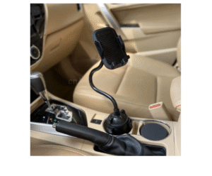 Телефонна стойка на мястото за чаша за кафе