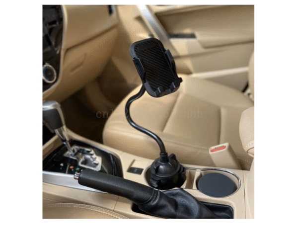 Телефонна стойка на мястото за чаша за кафе