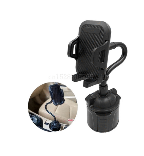 Телефонна стойка на мястото за чаша за кафе