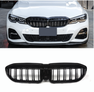 Бъбреци с двойни ребра тип M3 черен лак за BMW серия 3 G20, G21 след 2019 година