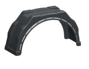 Калник бус единична гума плосък - BAWER