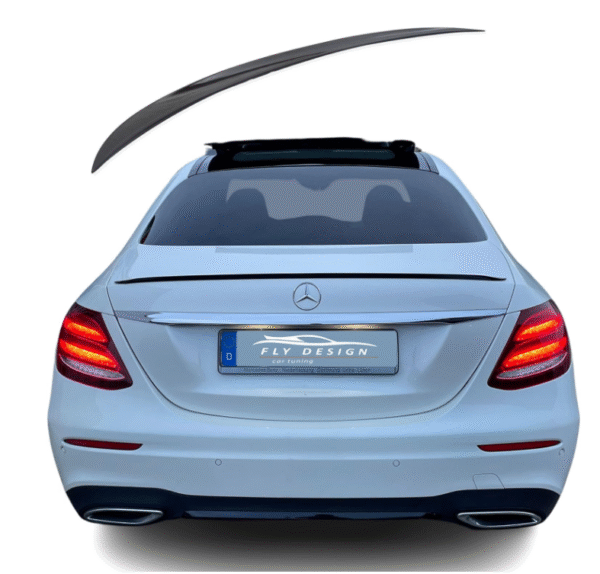 r3 Заден спойлер за Mercedes-Benz E-Class W213 AMG-Line – цвят черен лак