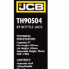 Хидравличен крик JCB , тип бутилка, 5т