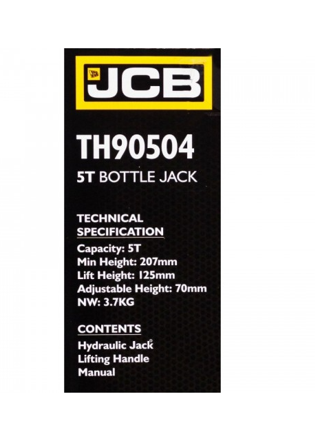 Хидравличен крик JCB , тип бутилка, 5т