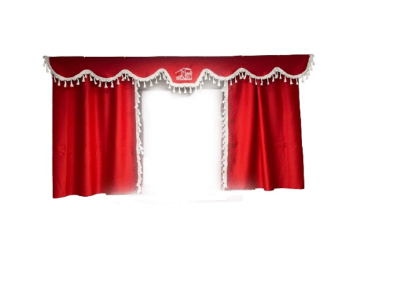 Комплект пердета 3 части за камион - Черни