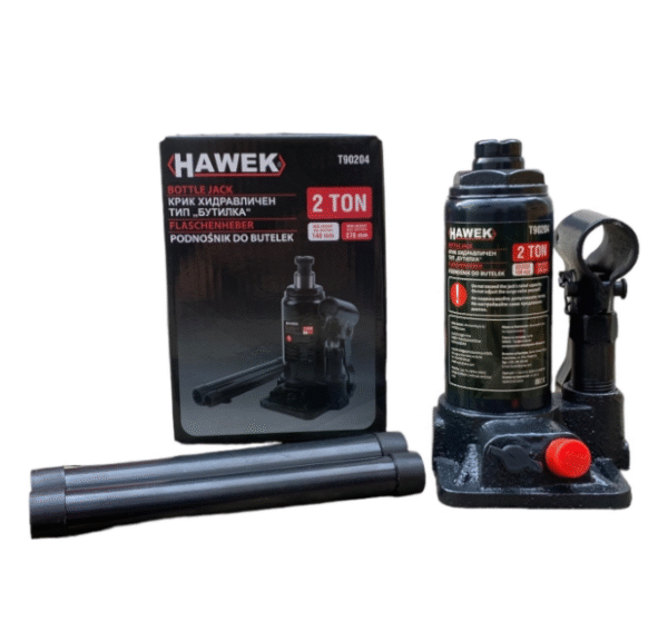 Хидравличен крик тип бутилка 2 тона HAWEK