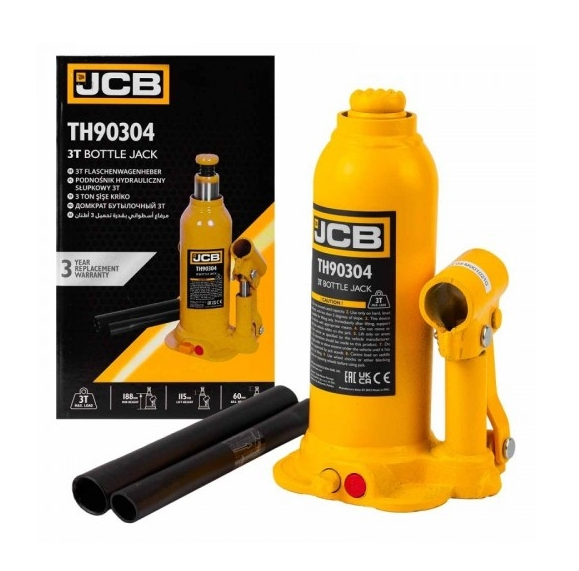 Хидравличен крик JCB , тип бутилка, 3т