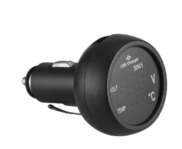 Волтметър + температура + USB - 3в1