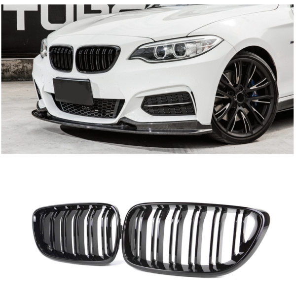 u Бъбреци с двойни ребра тип M2 черен лак за BMW серия 2 F22/F23 след 2013 година