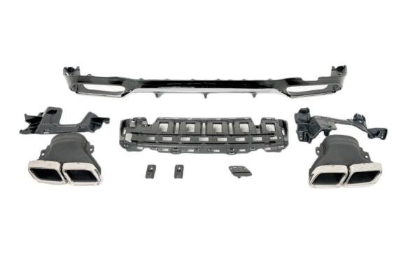 u1 Заден дифузьор хром Mercedes-Benz E63s AMG Optik Sedan W213 (2016-2019)