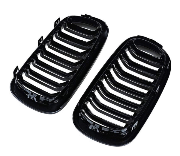 Бъбреци с двойни ребра черен лак за BMW X5 F15, X6 F16 2013-2018
