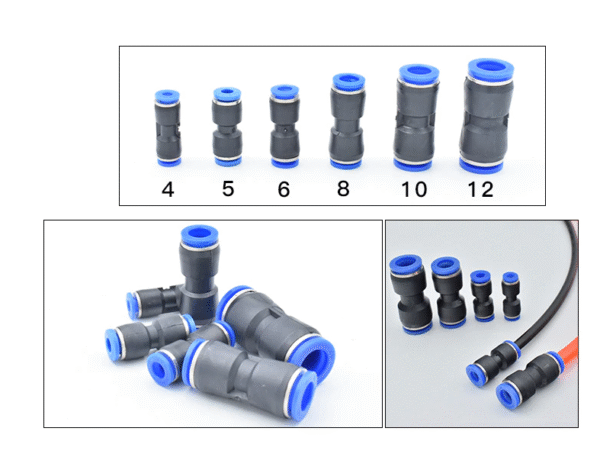 Комплект бързи връзки пластмасови - 6бр
