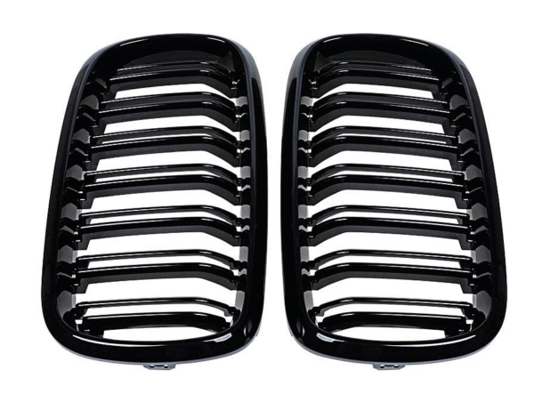 Бъбреци с двойни ребра черен лак за BMW X5 F15, X6 F16 2013-2018