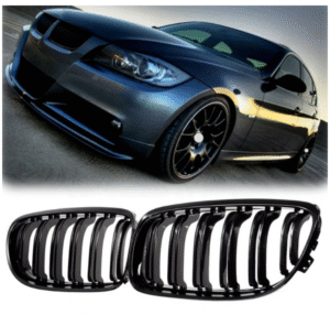 Бъбреци черен лак тип M3 с двойни ребра за BMW серия 3 E90, E91 2008-2012