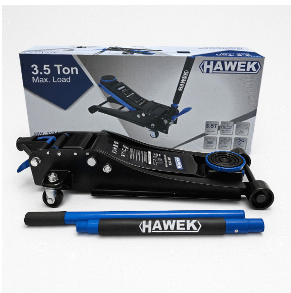 Нископрофилен крик крокодил 3,5 тона с педал 75 - 510 ММ HAWEK