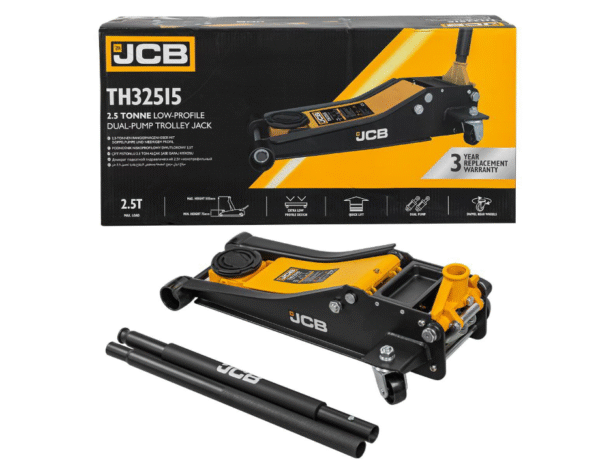 КРИК 2.5Т КРОКОДИЛ 77-505мм нископрофилен с 2 помпи JCB