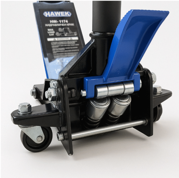 Нископрофилен крик крокодил 3,5 тона с педал 75 - 510 ММ HAWEK