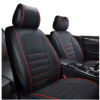 xx Тапицерия за МПС 18031 - 5 БР/К-Т Черно/Червено