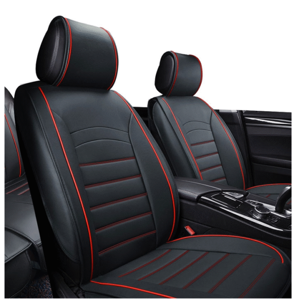 xx Тапицерия за МПС 18031 - 5 БР/К-Т Черно/Червено