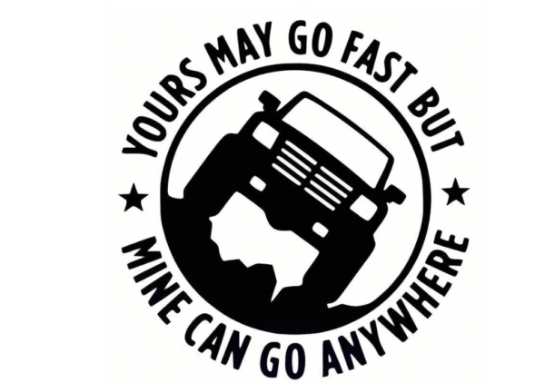 y6 Самозалепващ стикер за Off Road автомобили Ø150мм