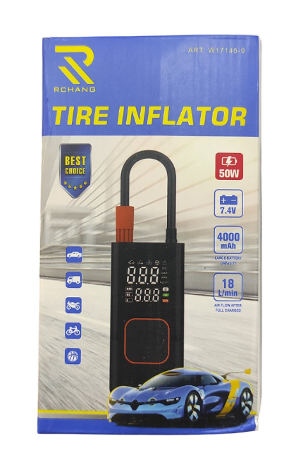 Безжичен дигитален компресор за гуми 4000mah , 150PSI, Презареждаем