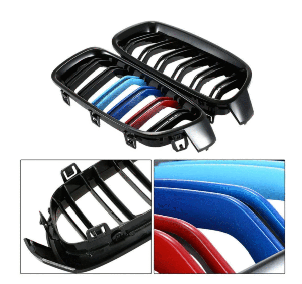 Бъбреци черен лак тип M3 за BMW серия 3 F30 след 2011 година с М декорация