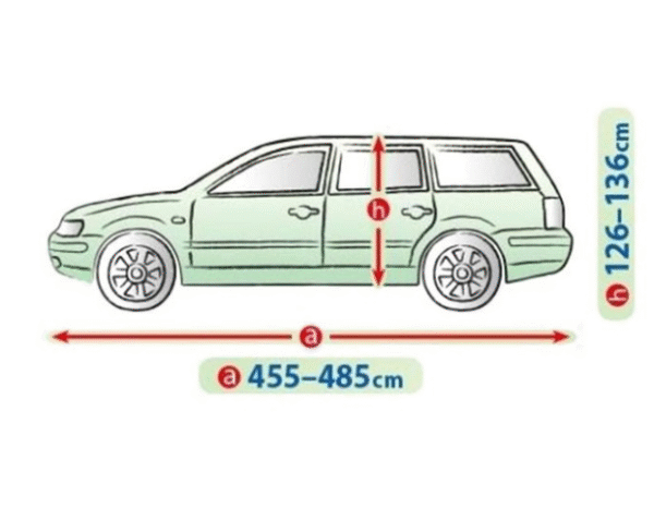 вв Покривало Kegel серия Mobile размер XL сиво за хечбек/комби