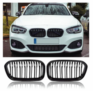 Бъбреци за BMW 1-ва серия F20 / F21 Черен Гланц Двойни (2015-2017) фейслифт