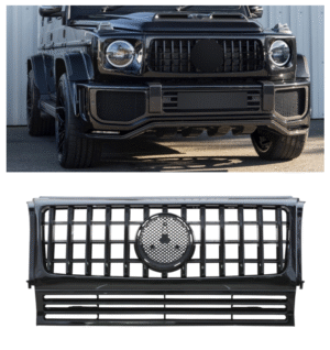 Черна решетка тип GTR дизайн W464 за Mercedes G класа W463 1990-2018